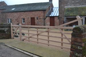 Hardwood gate Hardwood gate