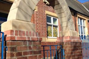 Roose Primary School archway Primary School landscapes