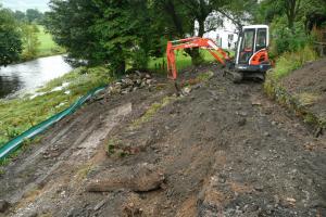 our own riverside house landscaping flood defense ideas cumbria our own riverside house landscaping flood defense ideas cumbria